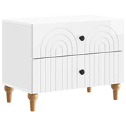 Armadio da Notte con cassetto Bianco Lucido 62 x 34,5 x 48 cm 894089
