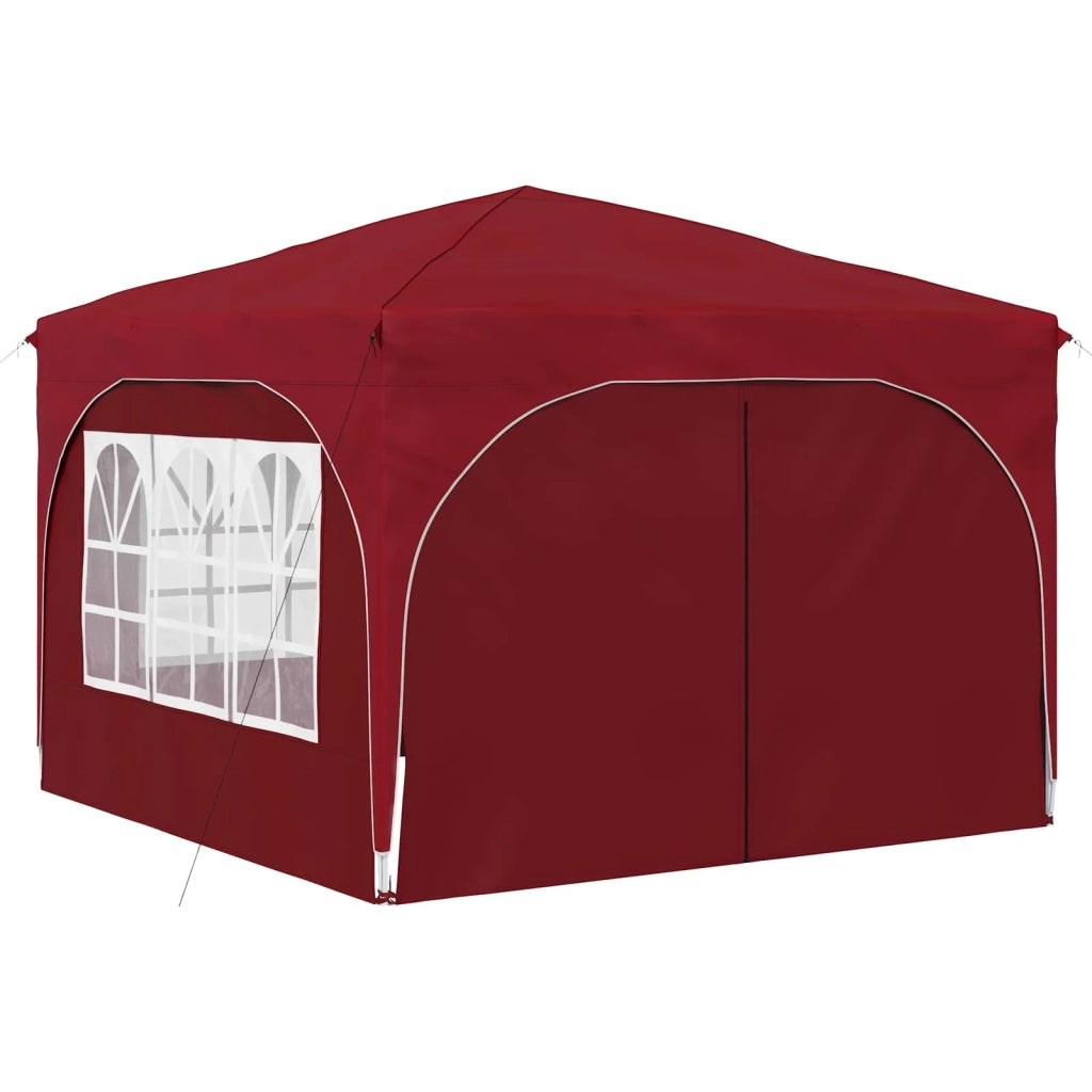 Tenda per feste a pop-up 290 x 290 x 245 cm Borgogna 42019873