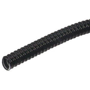 TUBO CORRUGATO + TIRAFILO  PVC NERO MM 32 MT  25