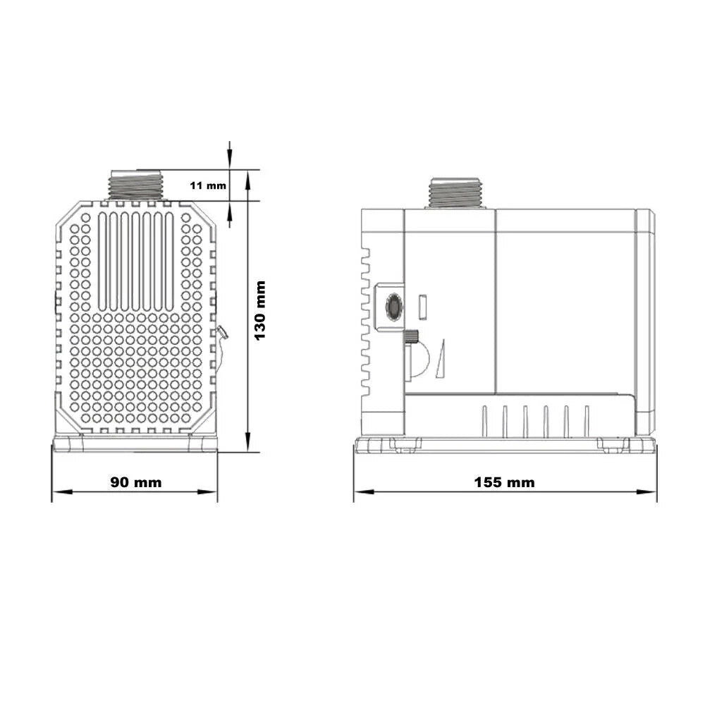 Pompa ecologica per laghetti koi e filtri per pesci 4500 litri all'ora 65 watt 16_0002055