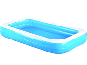 PISCINA GONFIABILE FAMILY RETTANGOLARE 2 ANELLI  +3 ANNI  cm.305x183x46  kg.6,55 (art.54150)    BESTWAY