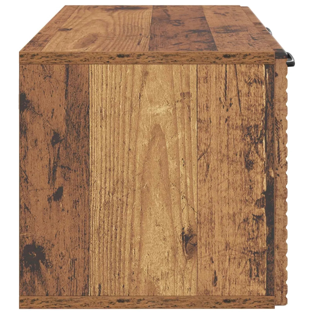 Mobile Porta TV da Muro Legno antico 59,5 x 31 x 30 cm