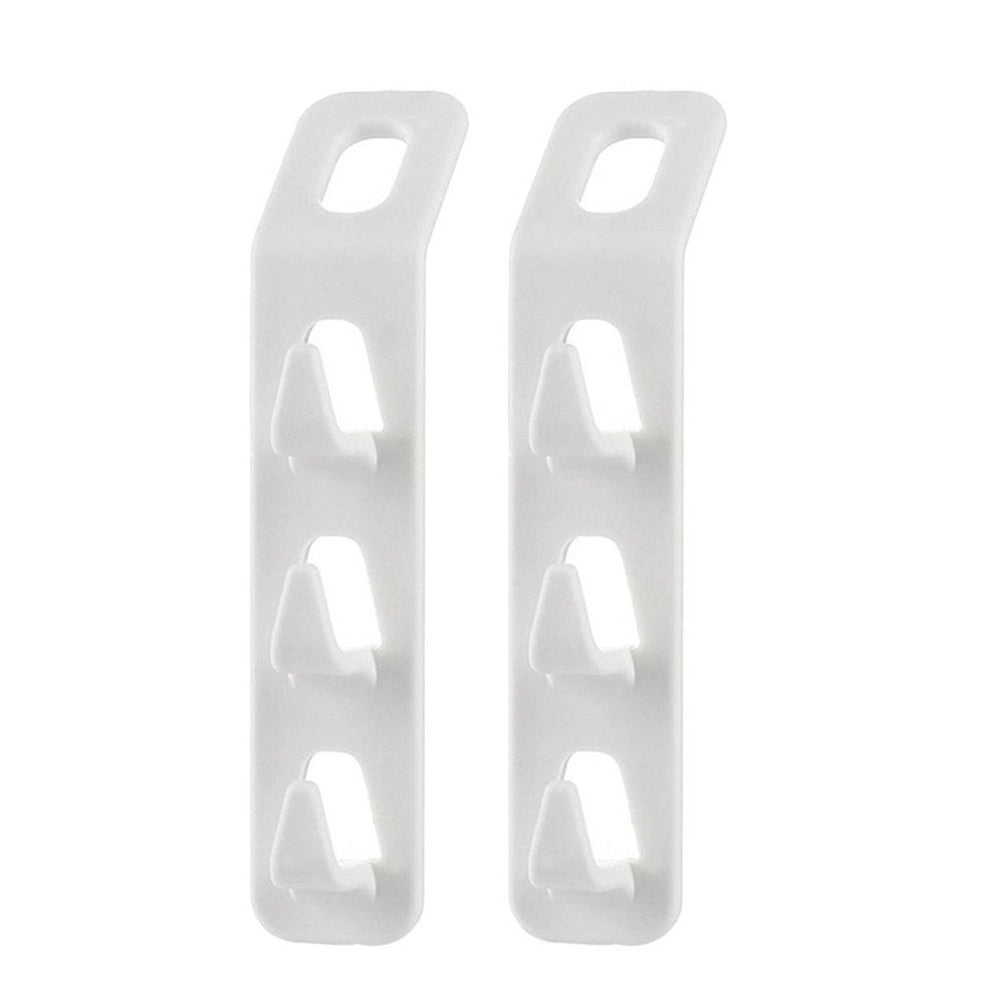 Trade Shop - Set 2 Pz Connettori Appendiabiti Salvaspazio Per Armadio Grucce A 3 Ganci 87356 -