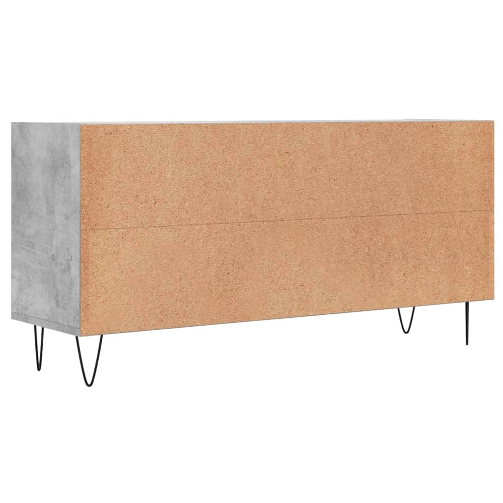 Mobile TV multimediale mensola TV credenza mobile TV sala da pranzo soggiorno camera da letto 103,5 x 30 x 50 cm legno ingegnerizzato grigio 02_0025642