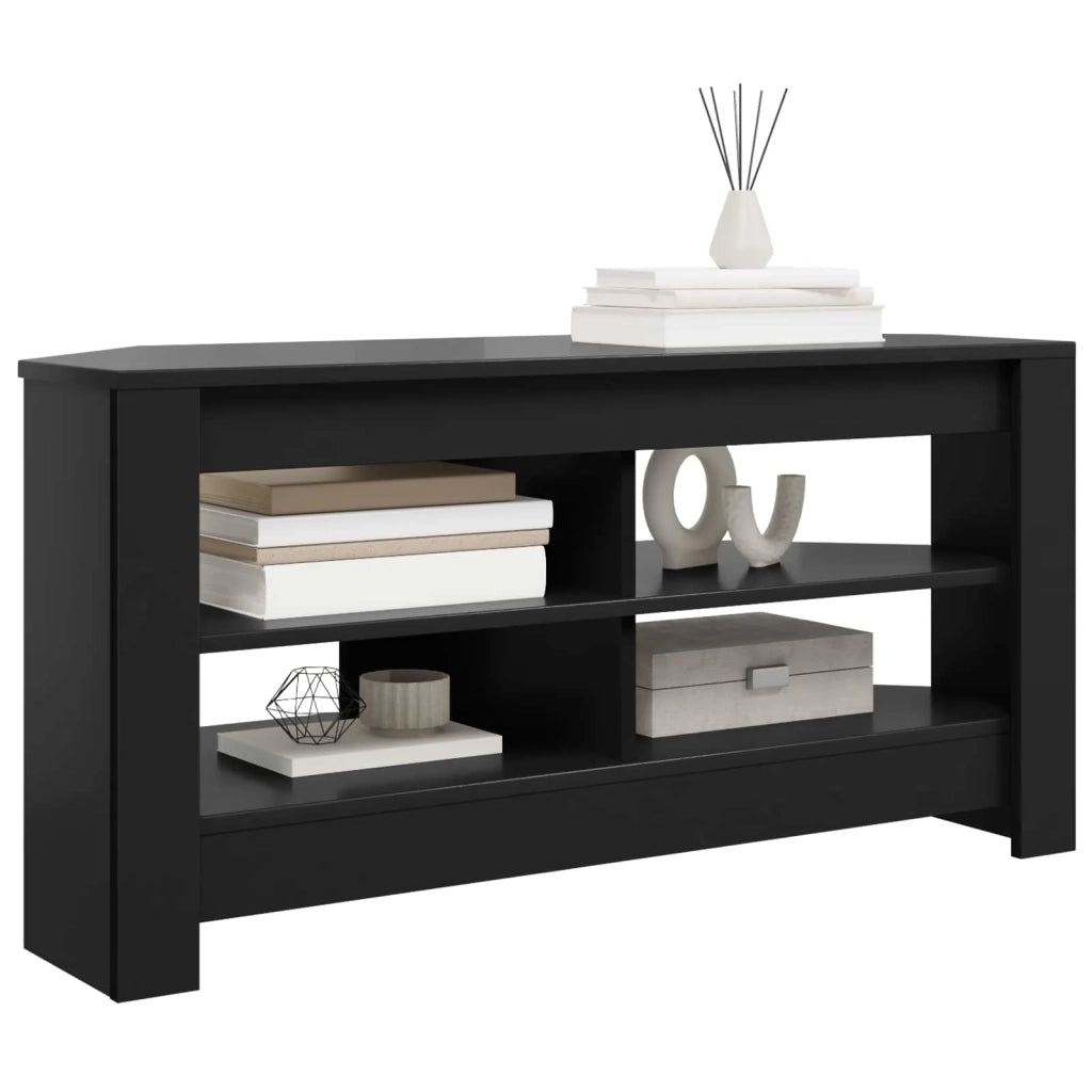 MobileTVAngolare 102 x 40,5 x 45 cm Nero Legno ingegnerizzato 889776