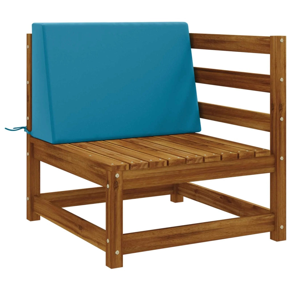 Cuscino schienale SOEST 100% Poliestere Azzurro 60 x 20 x 40 cm 946781