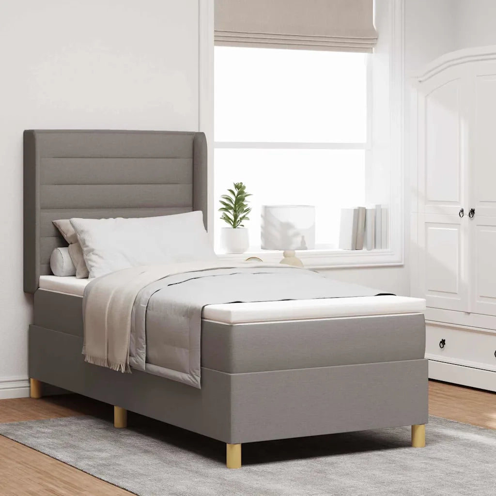 Letto a molle con materasso Talpa 90 x 190 cm Tessuto 3341746