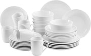 Set da tavola per 6 persone, 30 pezzi, porcellana con spedizione gratuita