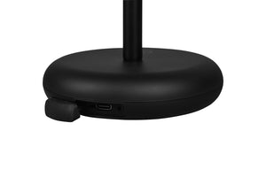 Lampada da Tavolo da Esterno a LED in Plastica Nero Opaco