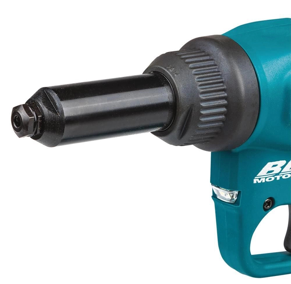 Makita DRV250Z utensile per rivetti elettrici Nero, Blu 2.4,3.2,4,4.8,6 mm 20 kN