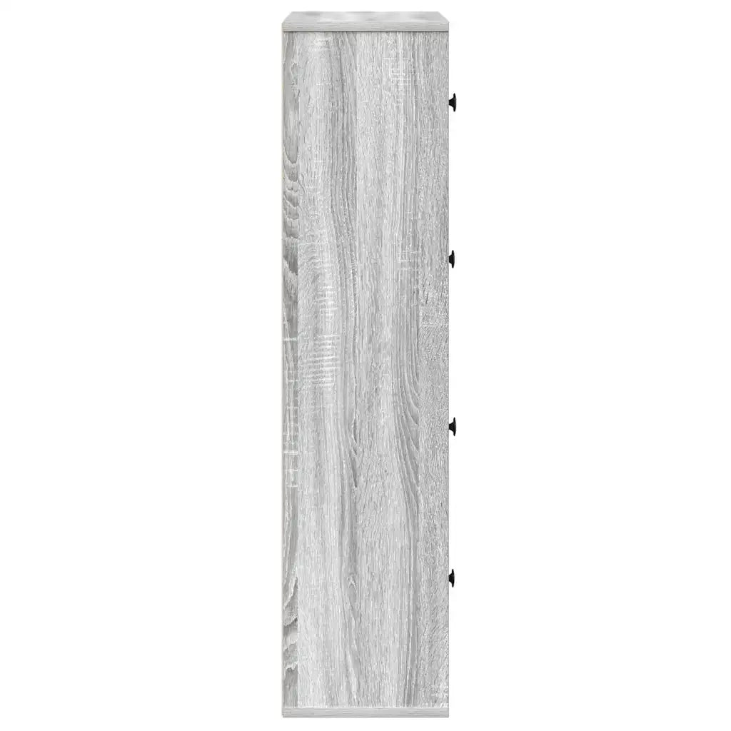 Libreria Grigio Sonoma 60x24x101,5 cm in Truciolato
