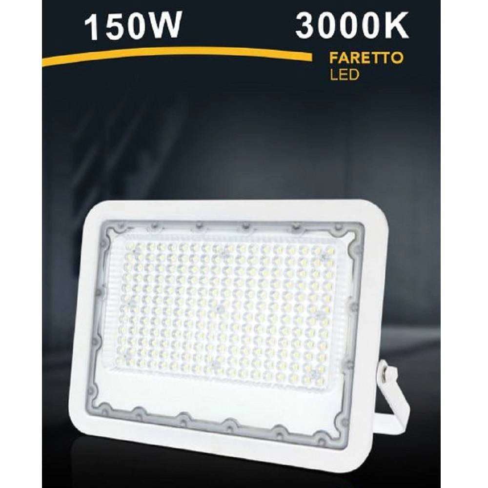 Trade Shop - Faro Led 150 Watt Proiettore Esterno Ip65 Bianco Luce 6500k 4000k 3000k Fs150w-b -