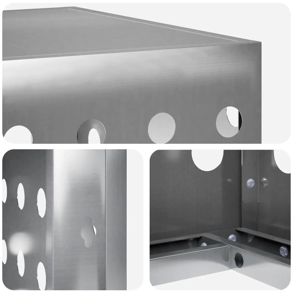 Copertura per condizionatore d'aria Argento 110 x 50 x 105 cm 8014148