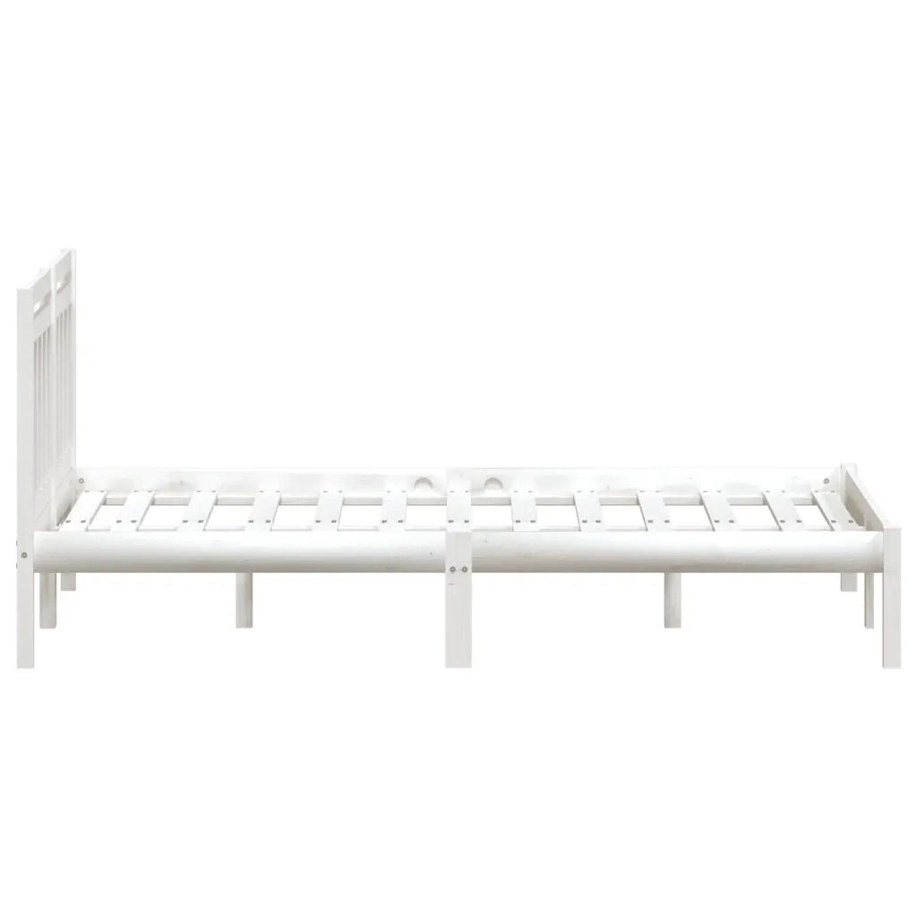 Giroletto Bianco 135x190 cm Double in legno Massello 3100565