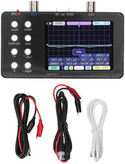 Oscilloscopi Digitale Portatile a 2 canali con Generatore di Segnale 2 MHz di larghezza di banda 50 MS di risoluzione 32 pollici LCD con illuminazione retroilluminata del display Forma d'onda riducibile a compressione Automatico