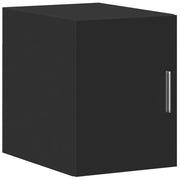 Armadietto a Muro | Mobile a Parete Nero 30x42,5x40 cm in Legno Multistrato