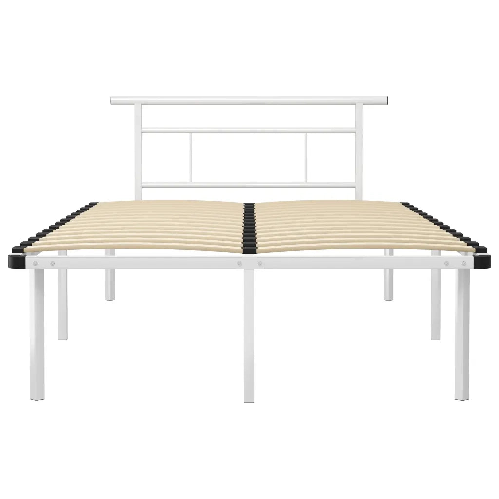 Giroletto-Struttura Letto Bianco in Metallo 120x200 cm 324193
