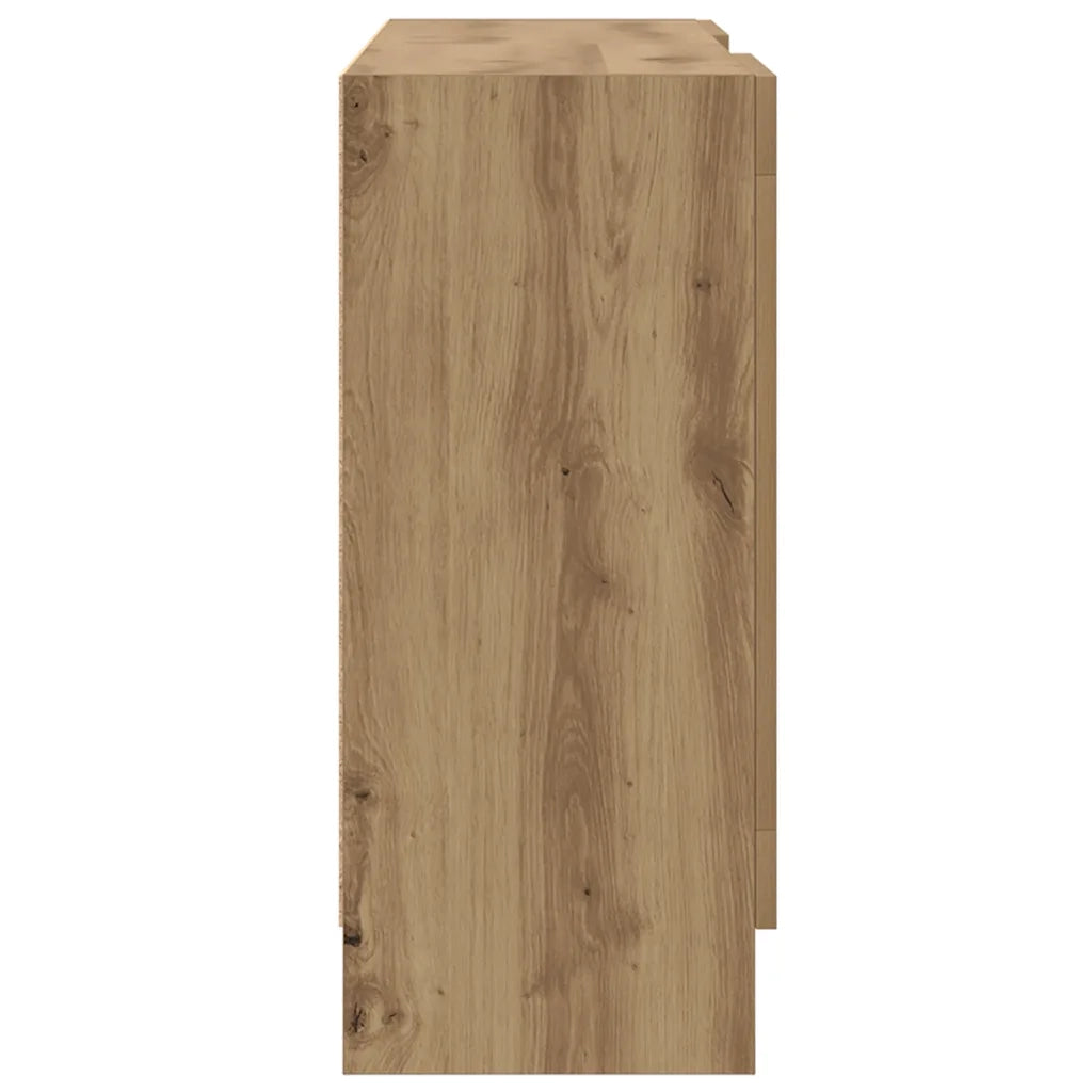 Credenza Rovere Artigianale 120x30,5x70 cm in Truciolato