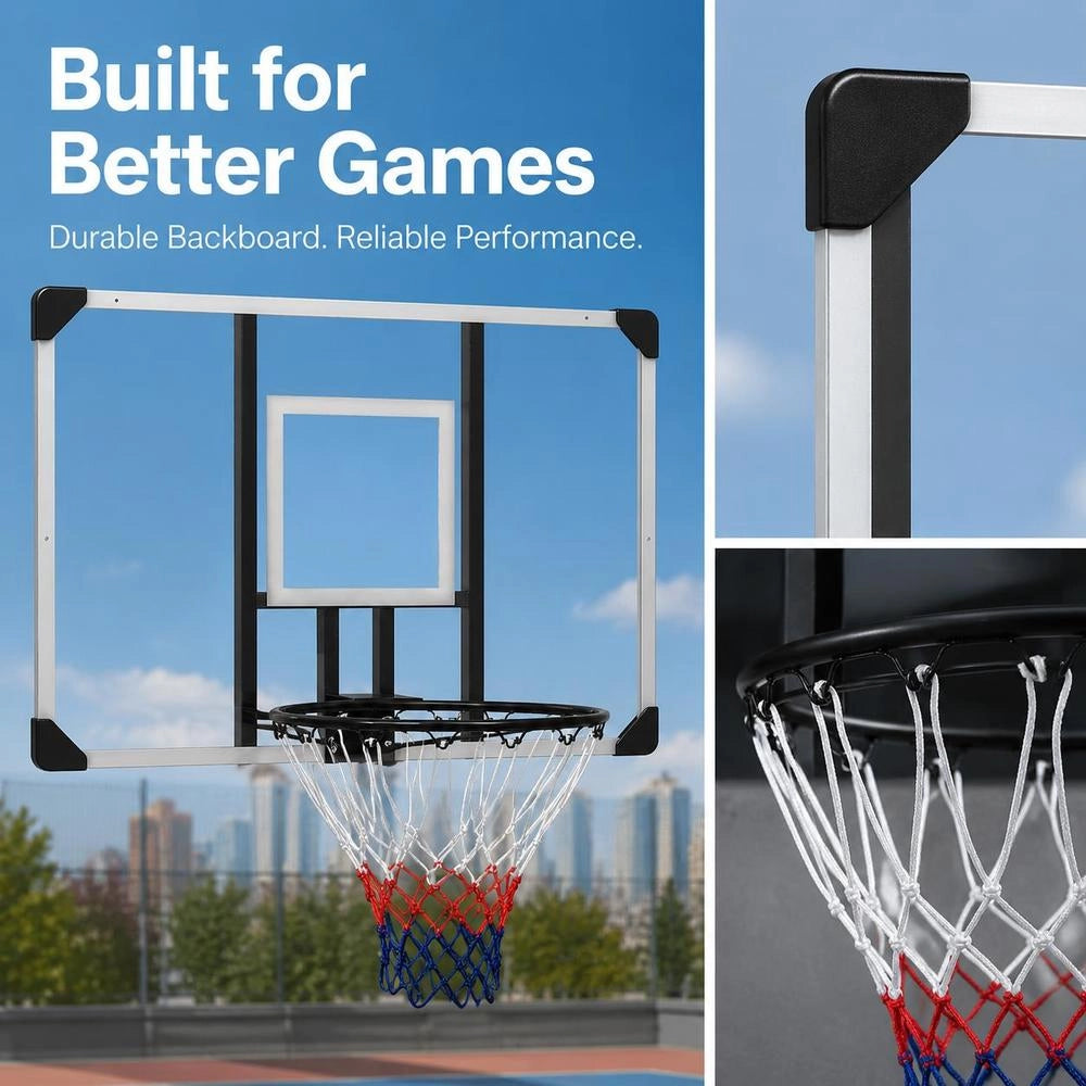Transparent Basketball Hoop, 106x69x3 Cm, Polycarbonate