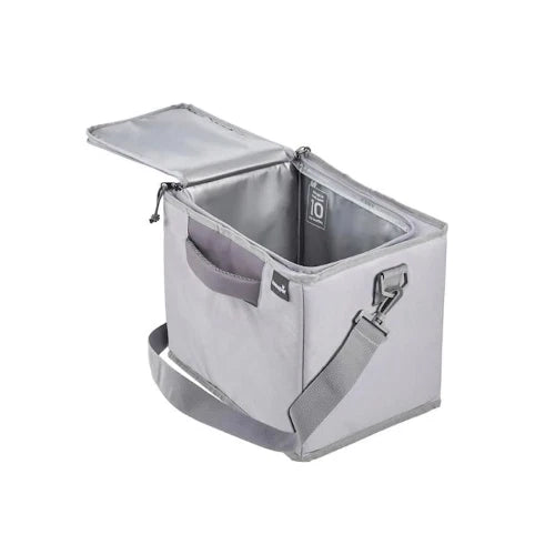 Organizer termico pieghevole neo in poliestere colore grigio cm 31,5x23x26,5.