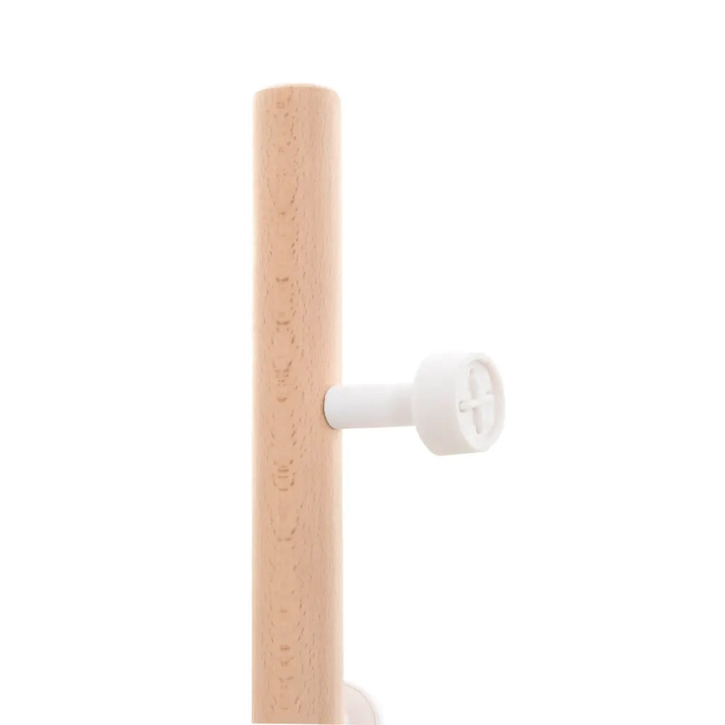 Appendiabiti Bianco 177 cm in Ferro Verniciato a Polvere 377086