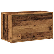 Panca Ingresso 80x40x45 cm Legno Vecchio Legno Multistrato