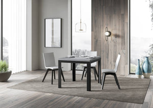 Tavolo Allungabile 90-180x90x78/80 cm Linea Libra Cemento