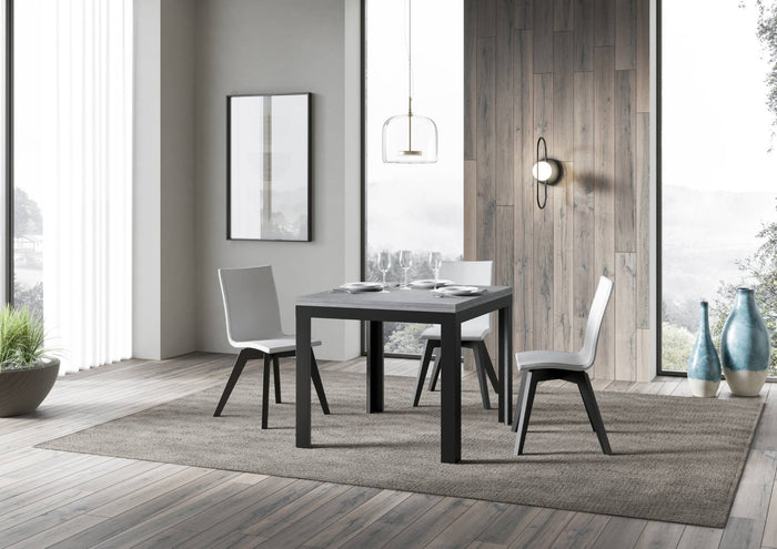 Tavolo Allungabile 90-180x90x78/80 cm Linea Libra Cemento