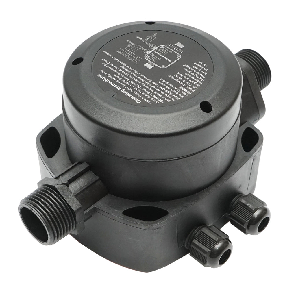 Pressostato elettronico automatico con manometro 2.2KW, 220V per pompa dell'acqua, pressione regolabile manualmente max. 15 bar HYDROCALL-2200G.