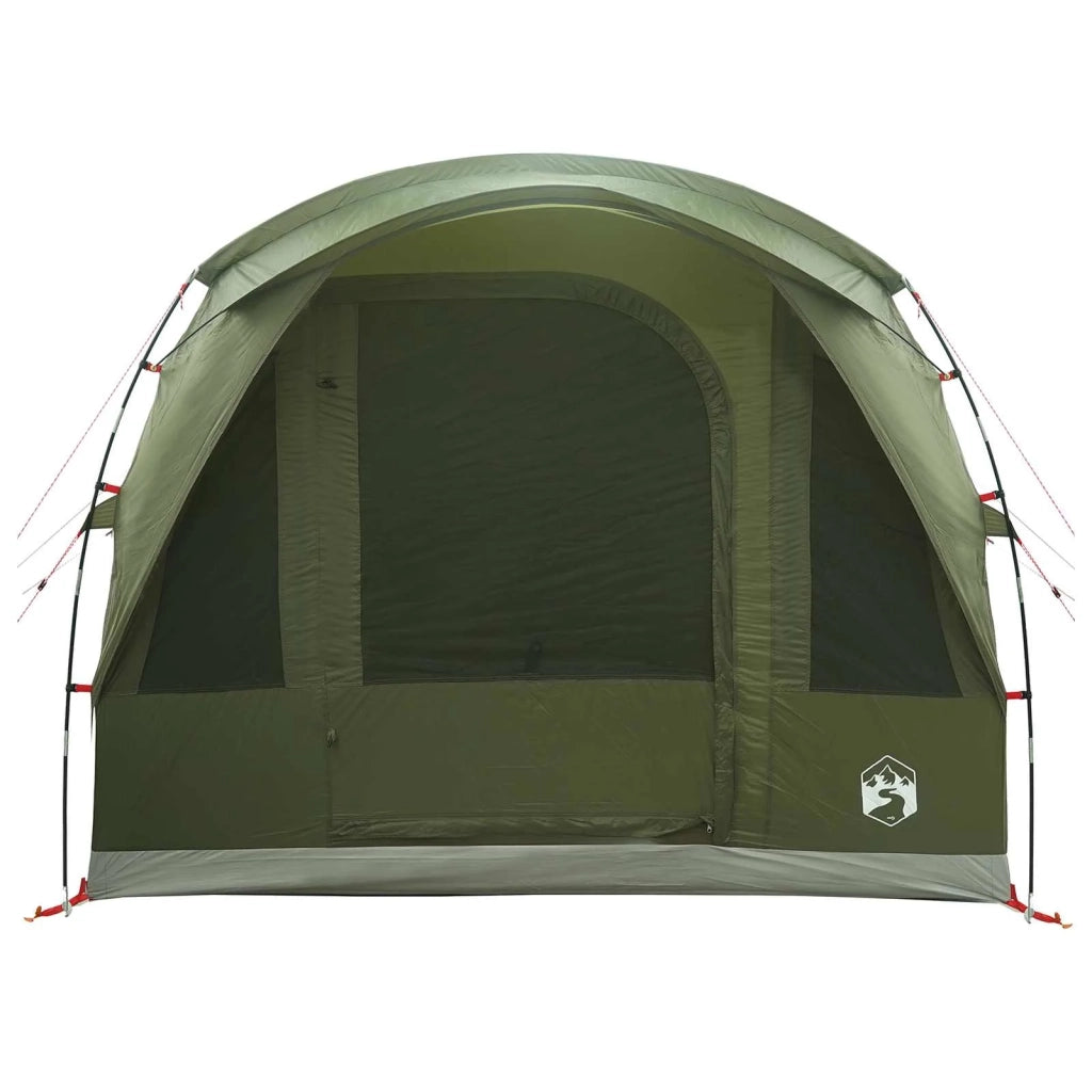 Tenda a tunnel con tetto Verde Oliva 400 x 260 x 200 cm 42029035