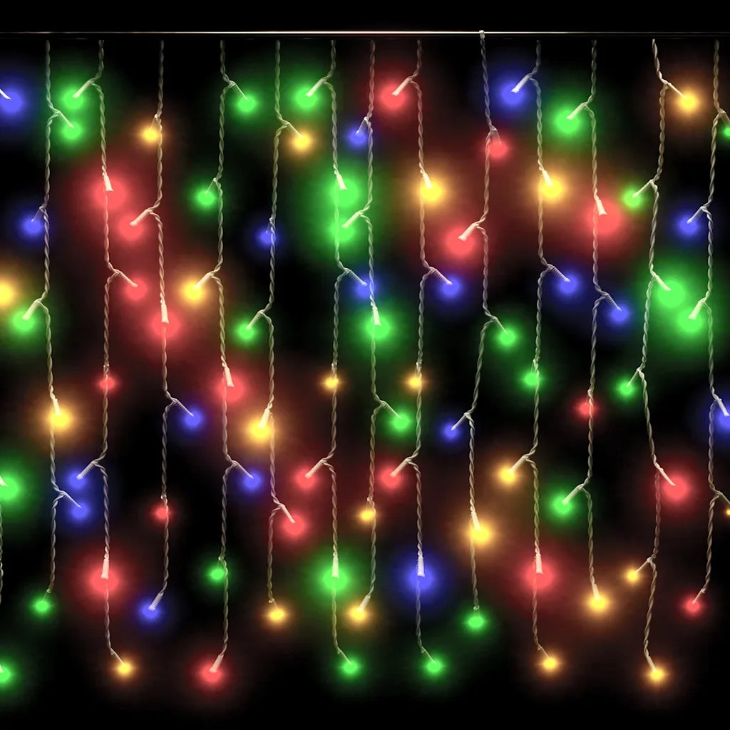 Luci a Ghiaccioli a LED 10 m 400 LED Colorati 8 Funzioni CFW8226054