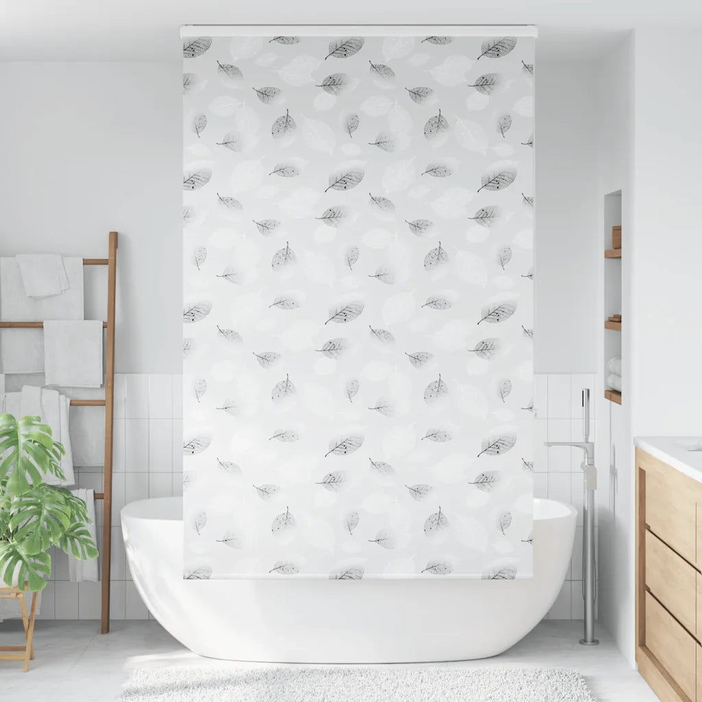 Tenda a Rullo per Doccia Cassonetto 140x240cm Larghezza Tessuto 4014983