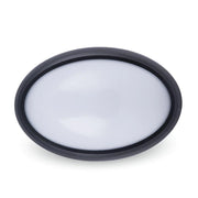 Plafoniera LED V-TAC 8W ovale nera IP66 3000K 560lm