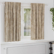 Tende in Velluto con tende 2 pcs Champagne 175 x 140 cm Velluto 4107709
