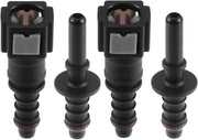 Connettore di rilascio rapido per combustibile - 1/4 SAE a 5/16 - Misura 18x18x74mm - Realizzato in nylon resistente e facile da installare
