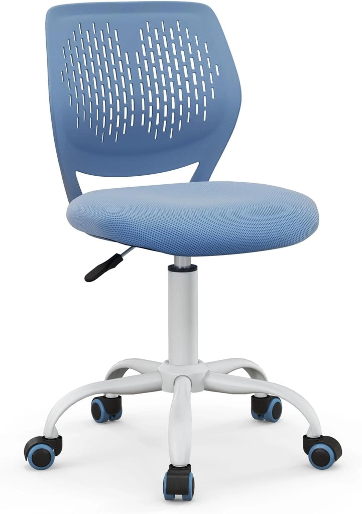 Sedia da scrivania girevole, blu