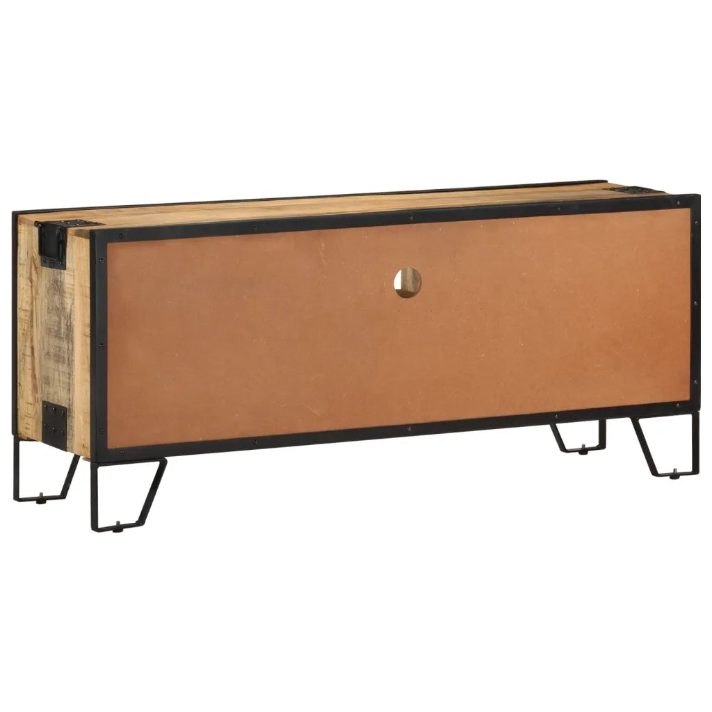 Mobile TV | Armadietto TV | Mobile Porta TV 110x31x46 cm in Legno di Mango Grezzo