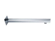 Braccio sostegno doccia in ottone quadro cm 30