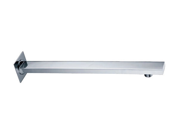 Braccio sostegno doccia in ottone quadro cm 30