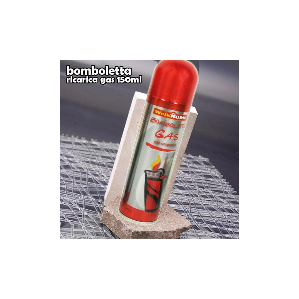 Trade Shop - Bomboletta Ricarica Gas Universale Per Accendini 150ml Apparecchiature A Gas -