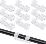 Cable Clips per Gestione dei Cavi TV PC Supporto per i Fili Organizzatore del Cavo e dei Filamenti - 60 pezzi