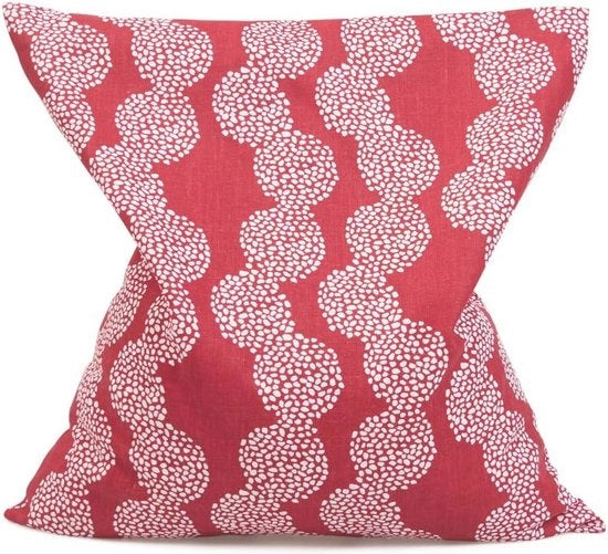 Cuscino a ciliegie - cuscino termico per collo e schiena - 1 pezzo - rosso - 100% cotone - 22 x 24 cm