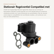 Regolatore di ventilazione Stationair nuovo compatibile con HY-UN-DAI - Numero di articolo 35150-02600 - Nero - Adatto per Santa Fe 2001-2006 - 2.7 V6 e 2.4 L4 - Valvola IAC