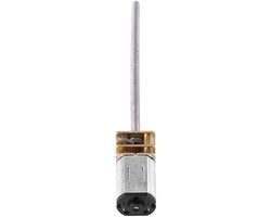 Motore elettrico 6V con riduzione di velocità, vite M3 55 mm, asse di uscita e 30/60/100/150/200/300/400/500 tpm.
