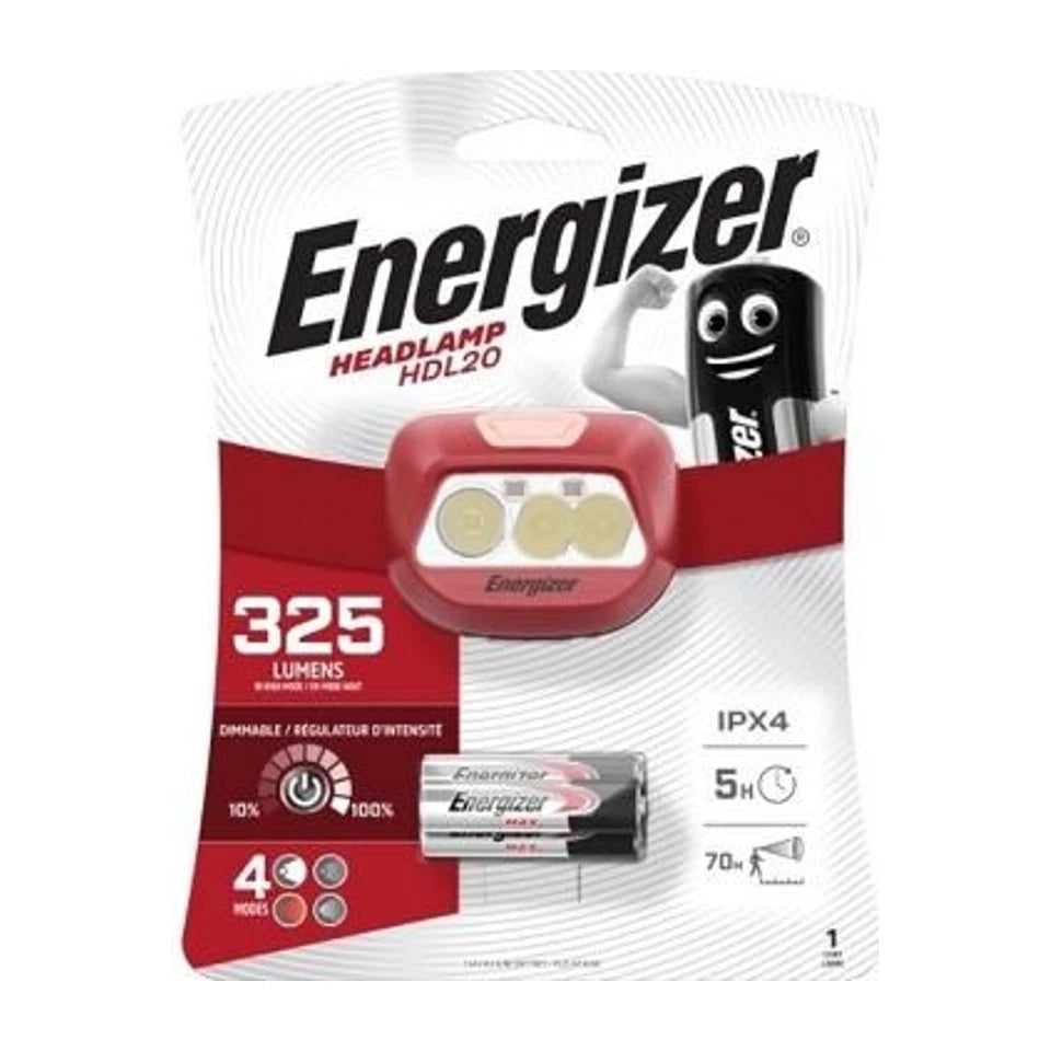 Faro frontale Energizer HDL20 3AAA 325 LM
