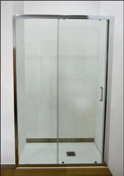 Box doccia nicchia scorrevole Style in cristallo trasparente da160cm