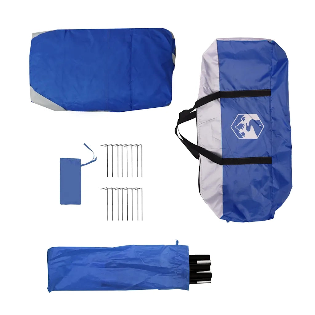 vidaXL Tenda per Feste Azzurra Impermeabile