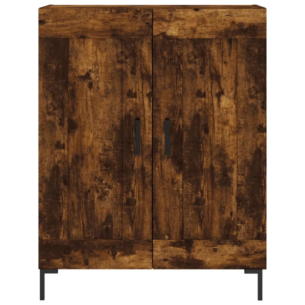 vidaXL Credenza Rovere Fumo  69,5x34x180 cm in Legno Multistrato