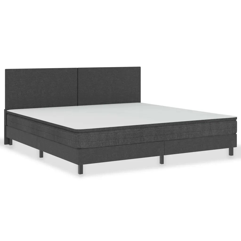 Testiera Letto Grigio Scuro in Tessuto 200x200 cm