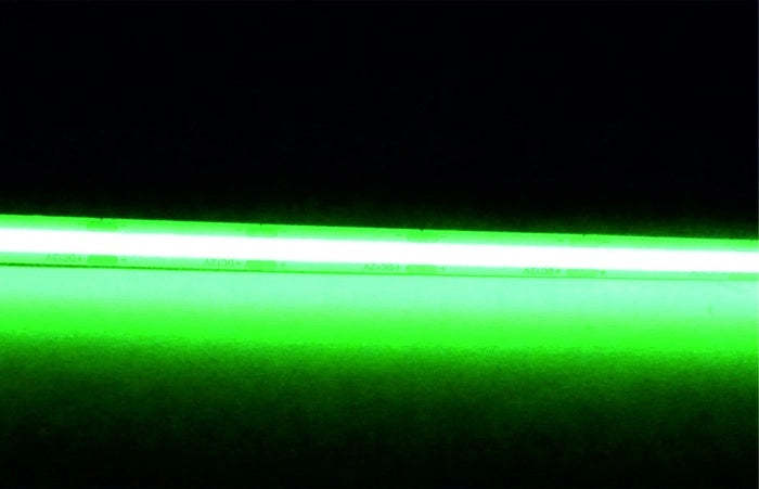 Striscia LED COB 480 verde 9W/m 12V IP20 5m dimmerabile Ecolight
